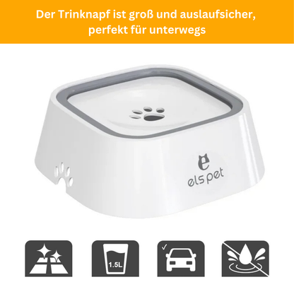 Auslaufsicherer Haustiertrinknapf