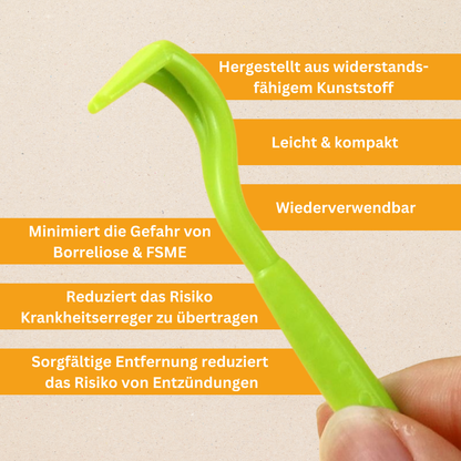 Praktische Zeckenzange (3er Set)