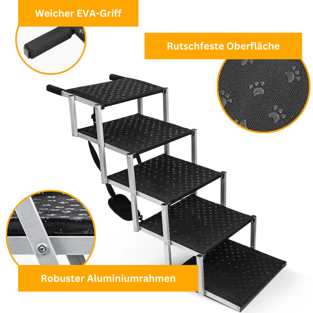 PfotenLift - Faltbare Hundetreppe